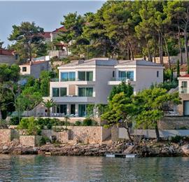 Luxury 6 Bedroom Brac Island Beach Front Villa With Heated Infinity Pool and lift near Sumartin sleeps 12